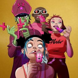 Мұқаба Gorillaz - New Gold (Dom Dolla Remix)