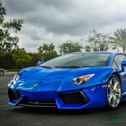 Мұқаба Rakhim - Синий Lamborghini
