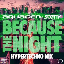 Мұқаба Aquagen & Scotty - Because The Night (Hypertechno Extended Mix)