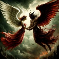 Мұқаба НАШЕСТВИЕ ЛЕГЕНД & Олег Стебловский - Ангелы и Демоны (Исповедь)