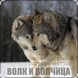 Мұқаба Мила Руденская & Владимир Курский - Волк и волчица