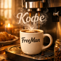 Мұқаба FreeMan - Кофе
