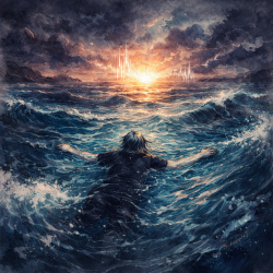 Мұқаба Fade into the ocean