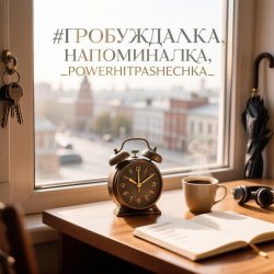 Мұқаба PowerHitPashechka - Пробуждалка_напоминалка