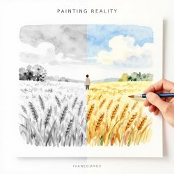Pochette Painting reality