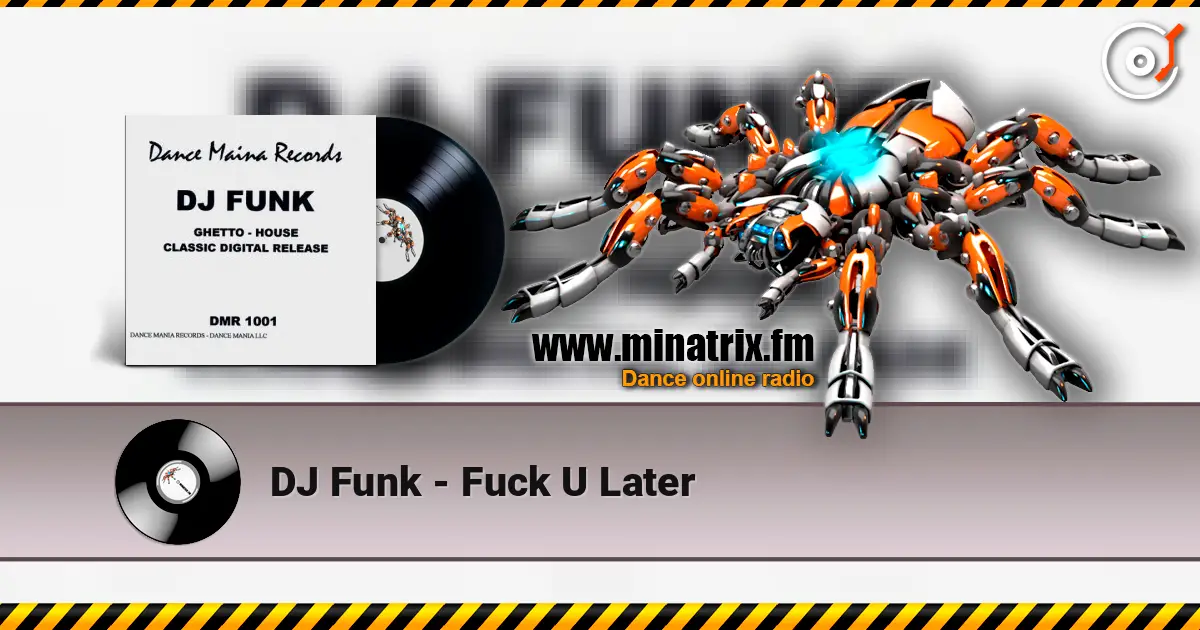 DJ Funk - Fuck U Later жоғары сапада онлайн тыңдау | Minatrix.FM