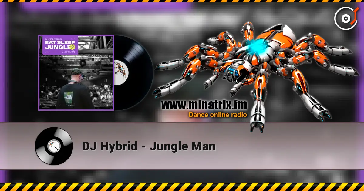 DJ Hybrid - Jungle Man жоғары сапада онлайн тыңдау | Minatrix.FM