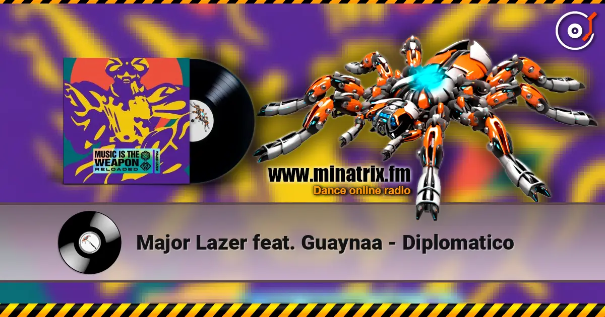 Major Lazer feat. Guaynaa - Diplomatico жоғары сапада онлайн тыңдау | Minatrix.FM