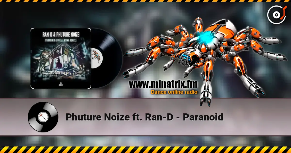 Phuture Noize ft. Ran-D - Paranoid жоғары сапада онлайн тыңдау | Minatrix.FM