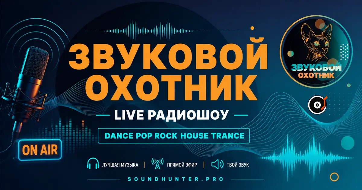 Звуковой Охотник Радиошоу: «Звуковой Охотник». Суббота сағат 21:00
