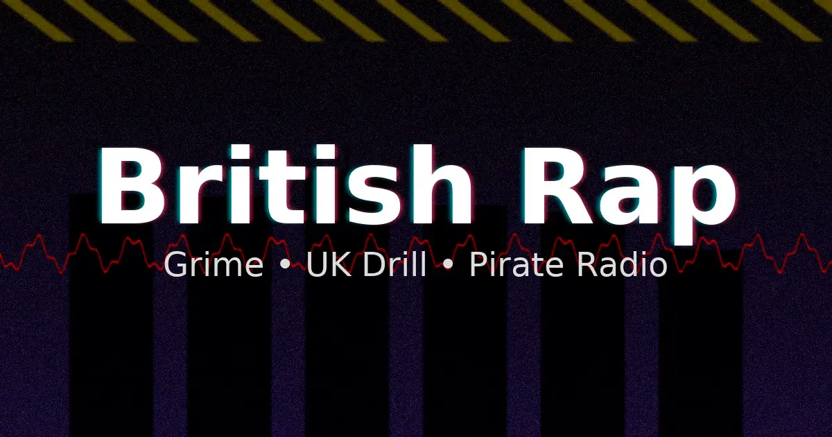 British Rap — the voice of the streets, accent, and sociocultural realism.