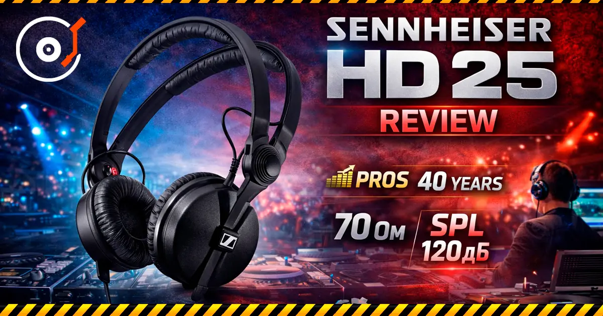 Sennheiser HD 25 — why these headphones became a timeless standard for DJs and sound engineers