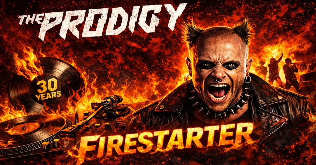 The Prodigy reeditan Firestarter en vinilo por su 30º aniversario — el single icónico regresa